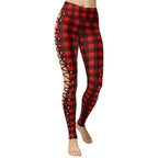 Christmas Lace Up Yoga Leggings