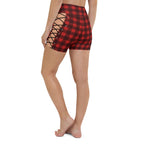 Christmas Lace Up Yoga Shorts