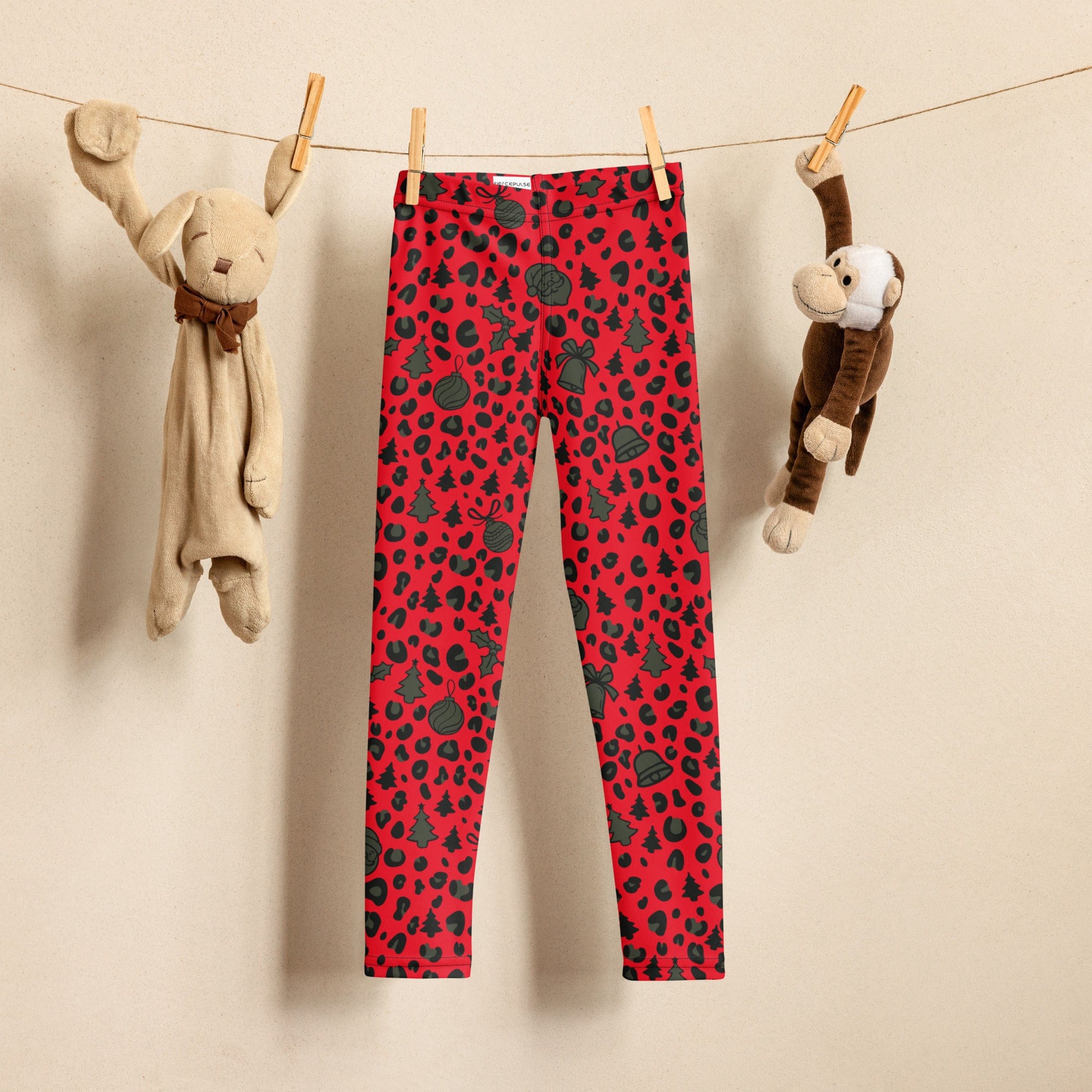 Christmas Leopard Kid's Leggings