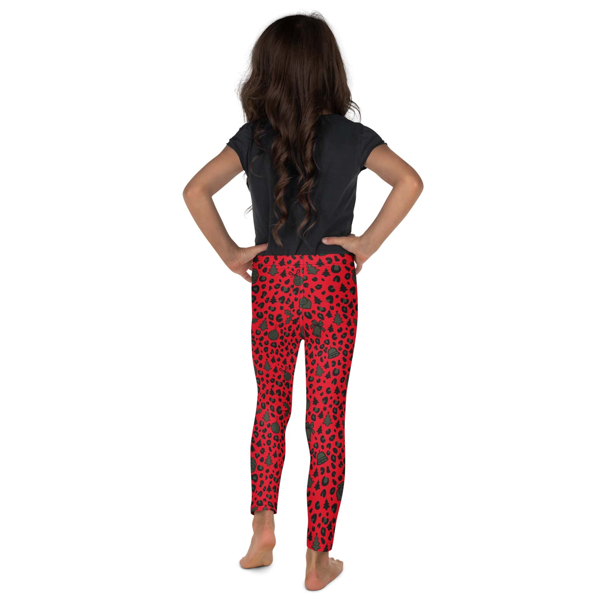 Christmas Leopard Kid's Leggings