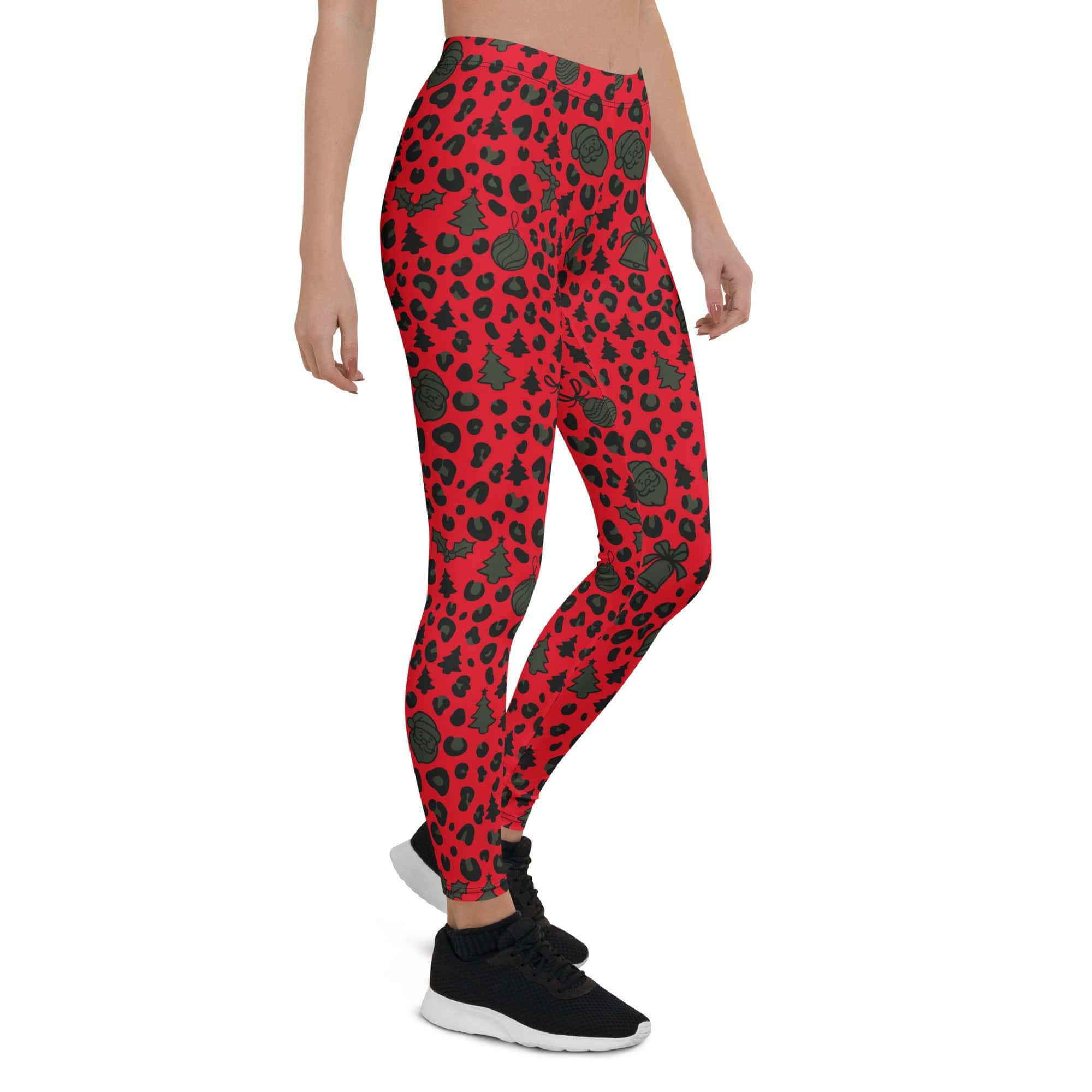 Christmas Leopard Leggings