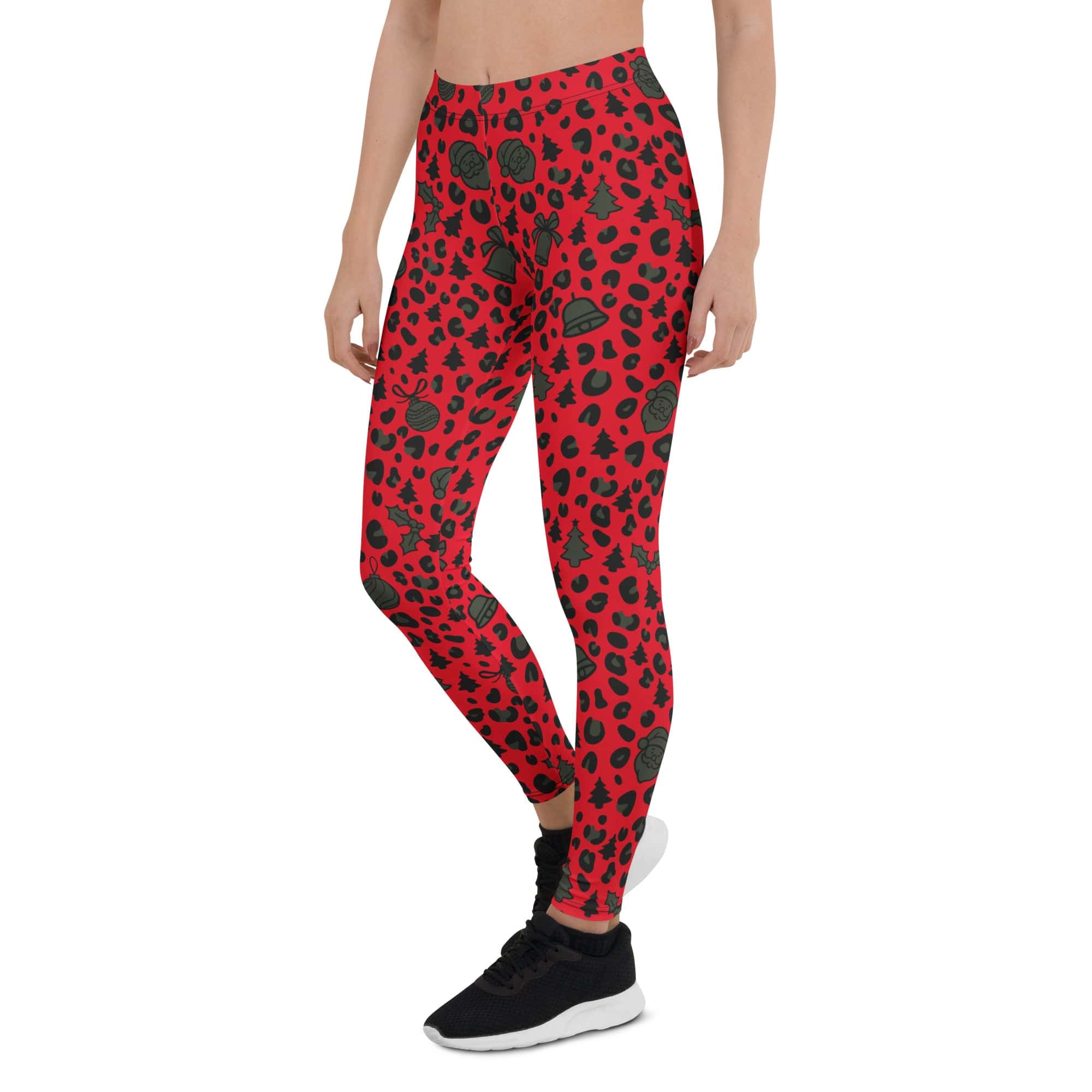 Christmas Leopard Leggings
