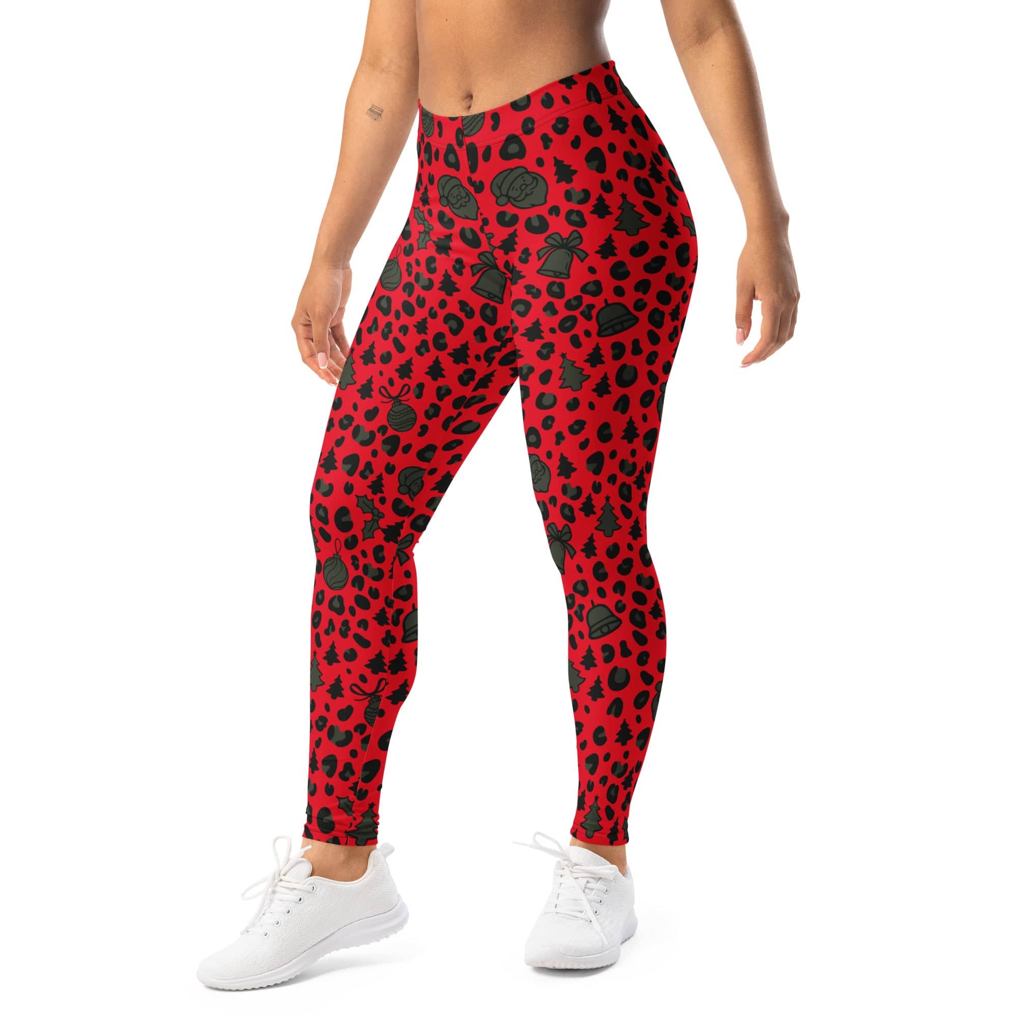 Christmas Leopard Leggings