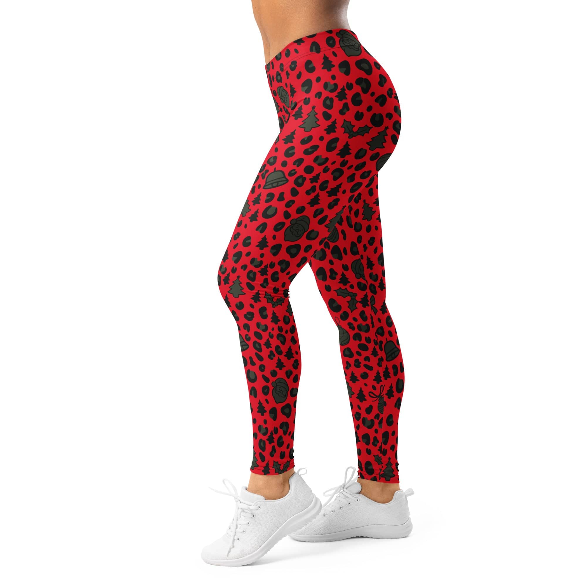 Christmas Leopard Leggings