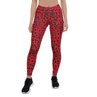 Christmas Leopard Leggings
