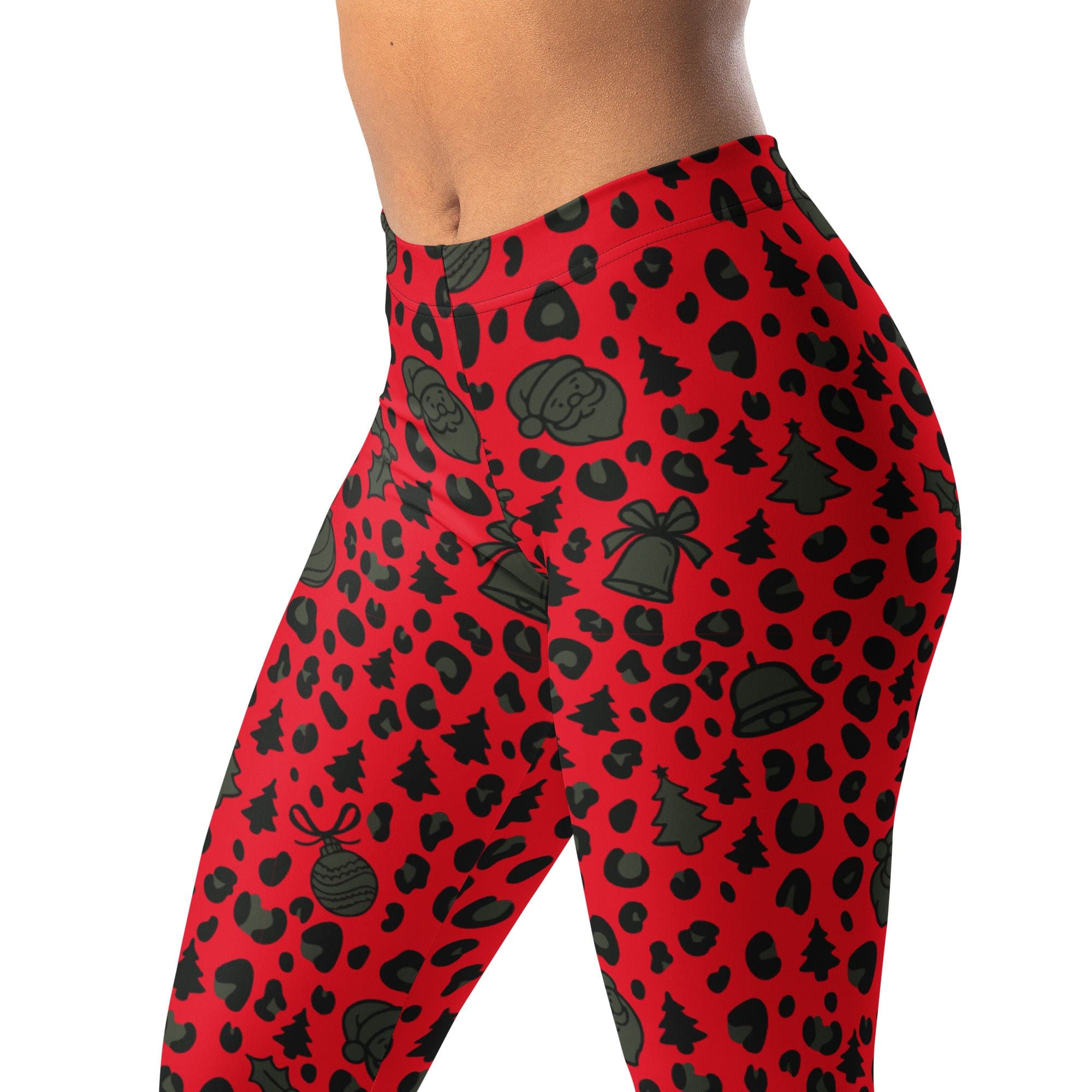 Christmas Leopard Leggings