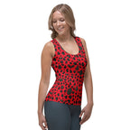 Christmas Leopard Tank Top