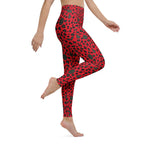 Christmas Leopard Yoga Leggings