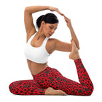Christmas Leopard Yoga Leggings