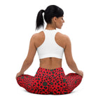 Christmas Leopard Yoga Leggings