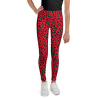 Christmas Leopard Youth Leggings