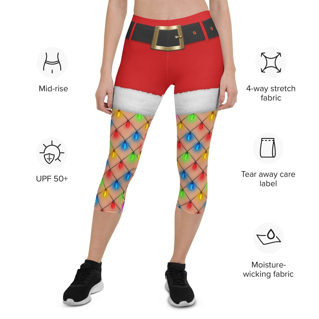 Christmas Lights Shorts Capris