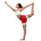 Christmas Lights Shorts Yoga Leggings