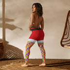 Christmas Lights Shorts Yoga Leggings