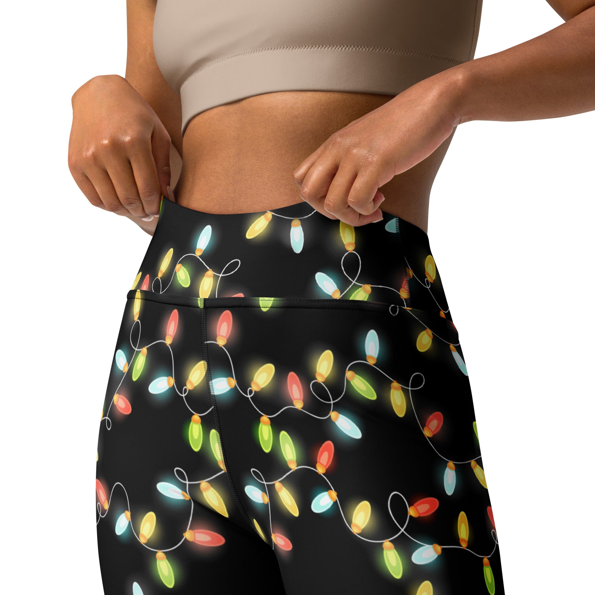 Christmas Lights Yoga Leggings