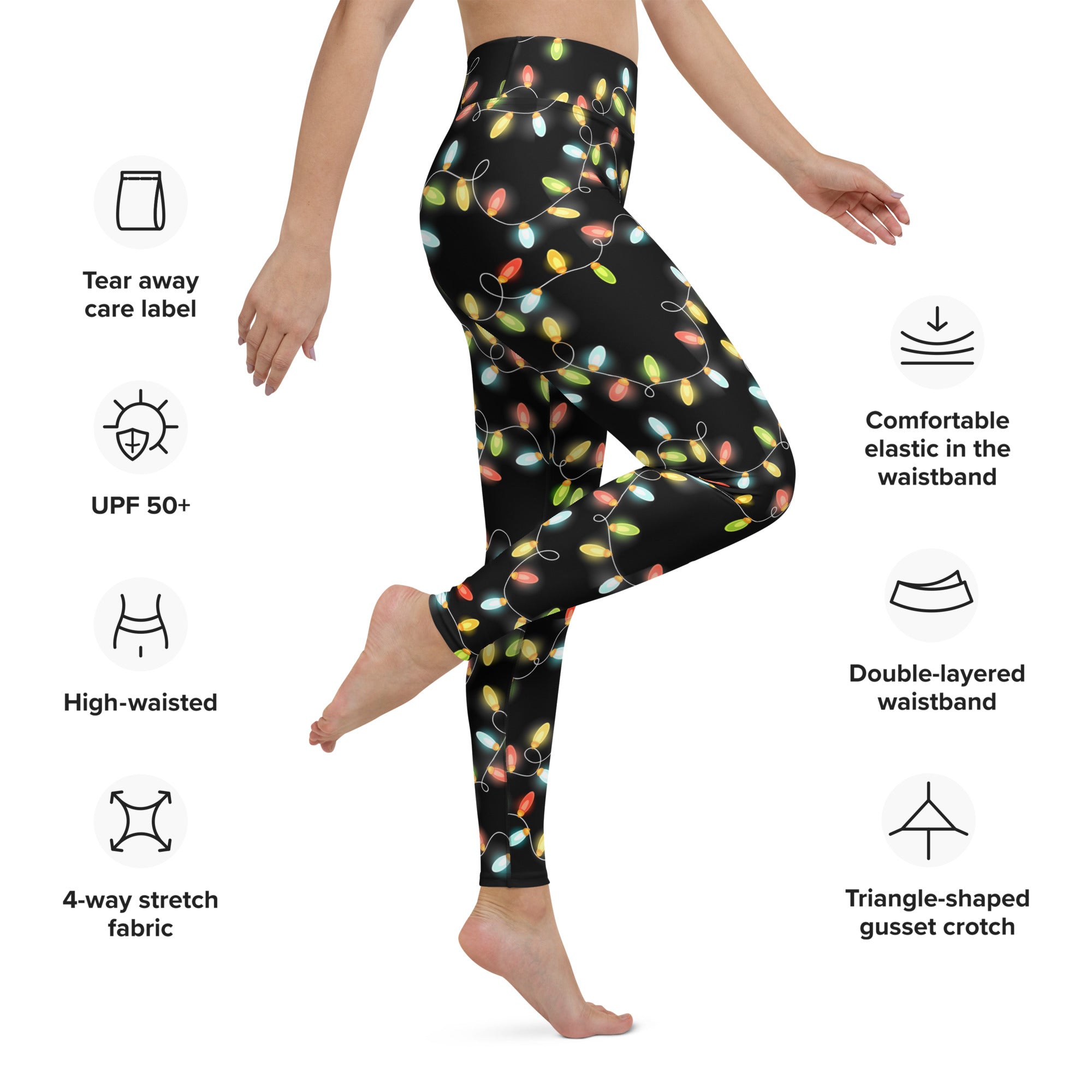 Christmas Lights Yoga Leggings