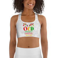 Christmas OCD Sports Bra