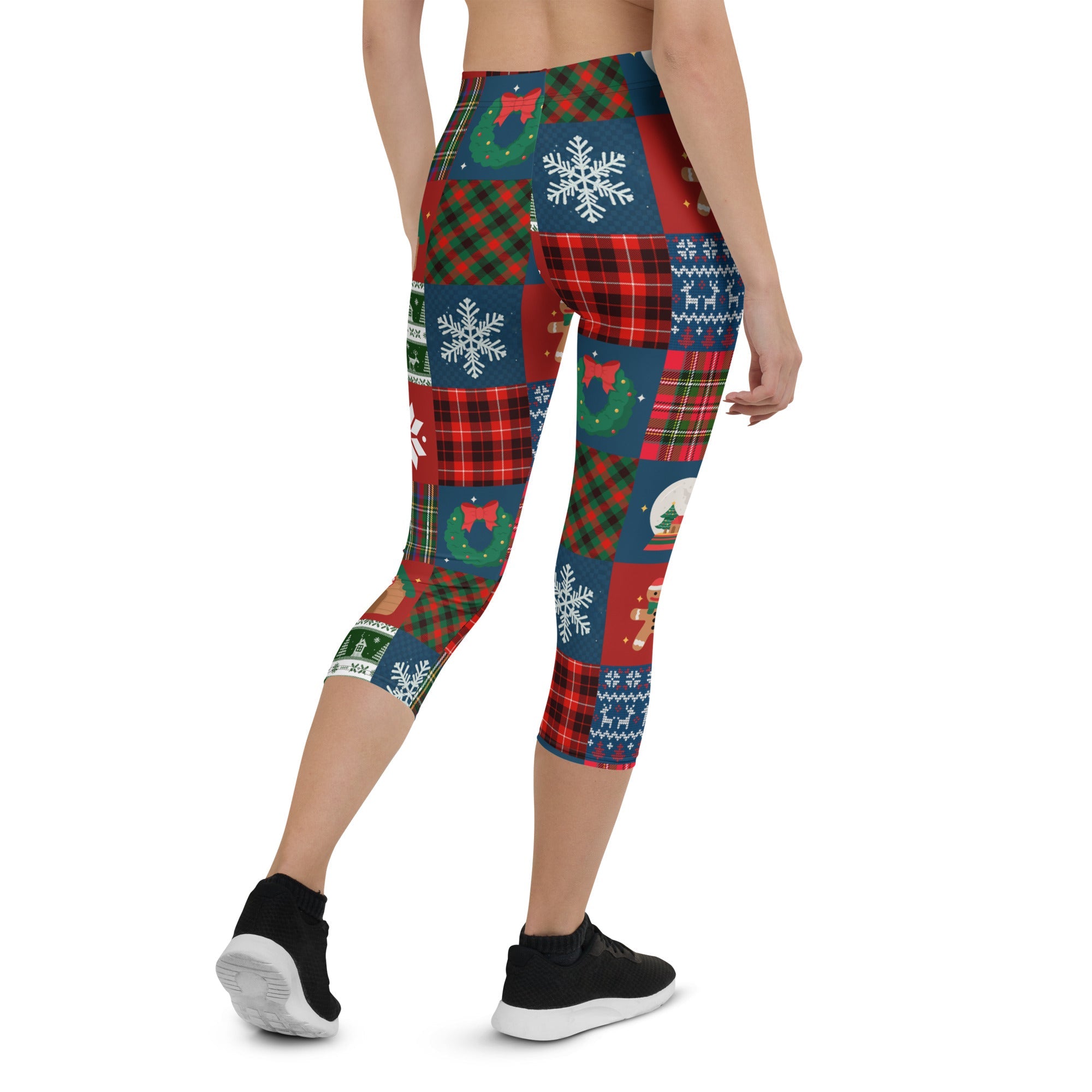 Christmas Patchwork Capris