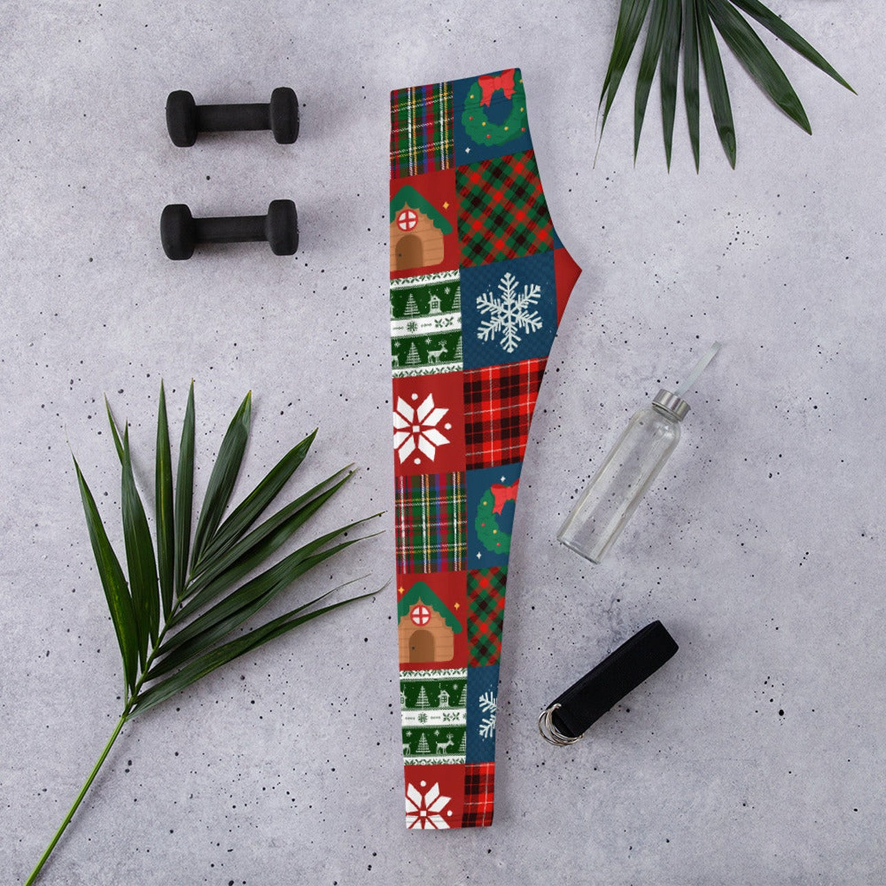 Christmas Patchwork Leggings