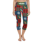 Christmas Patchwork Yoga Capris