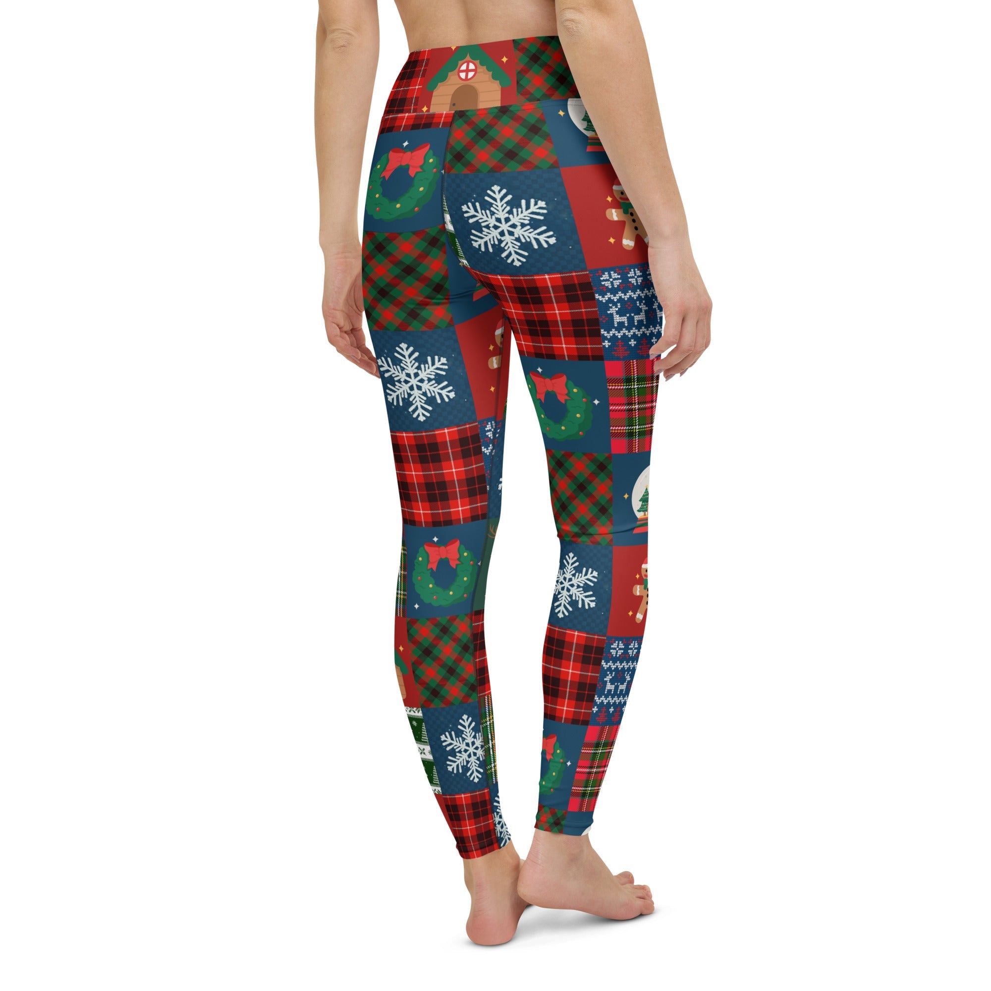 Christmas Patchwork Yoga Leggings