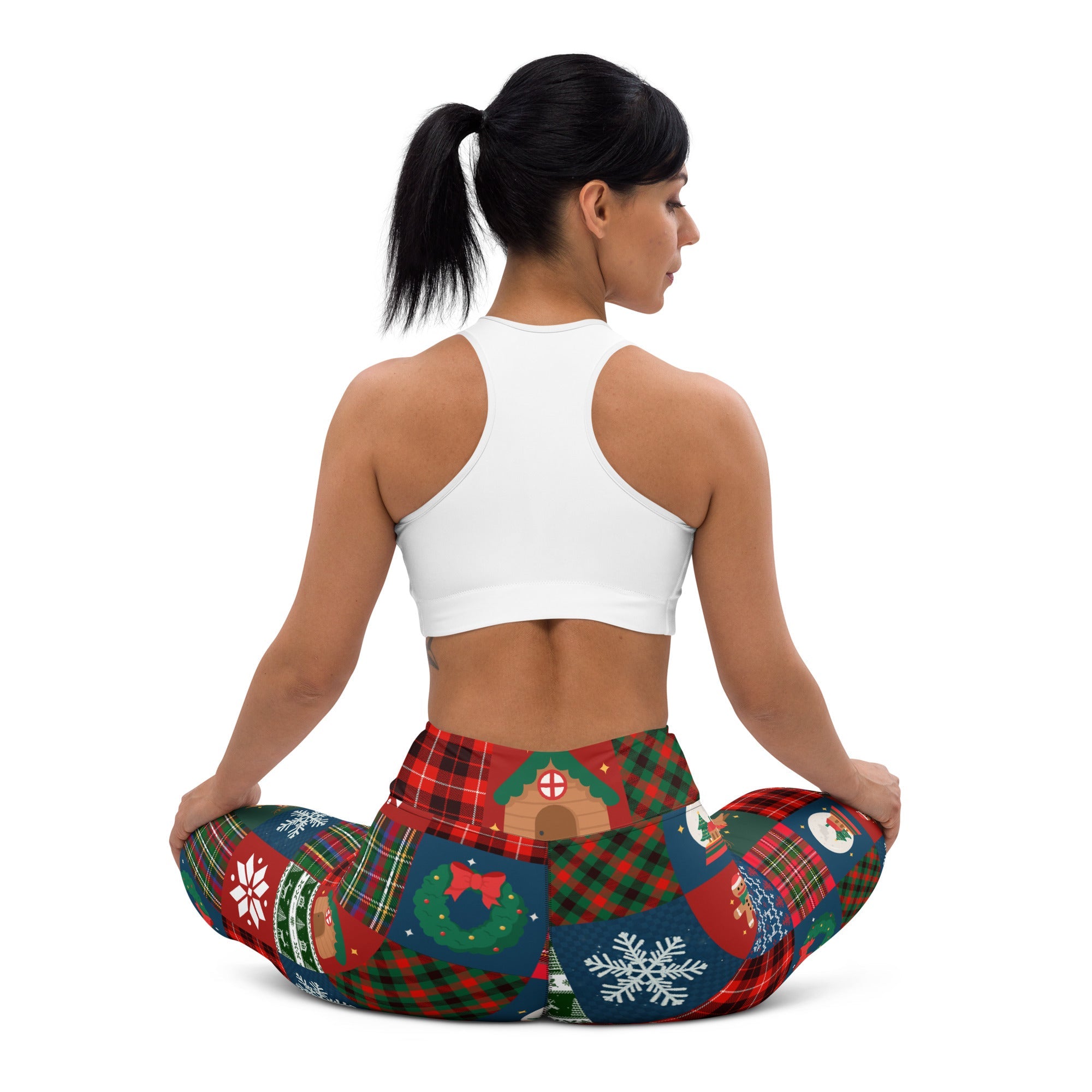 Christmas Patchwork Yoga Leggings