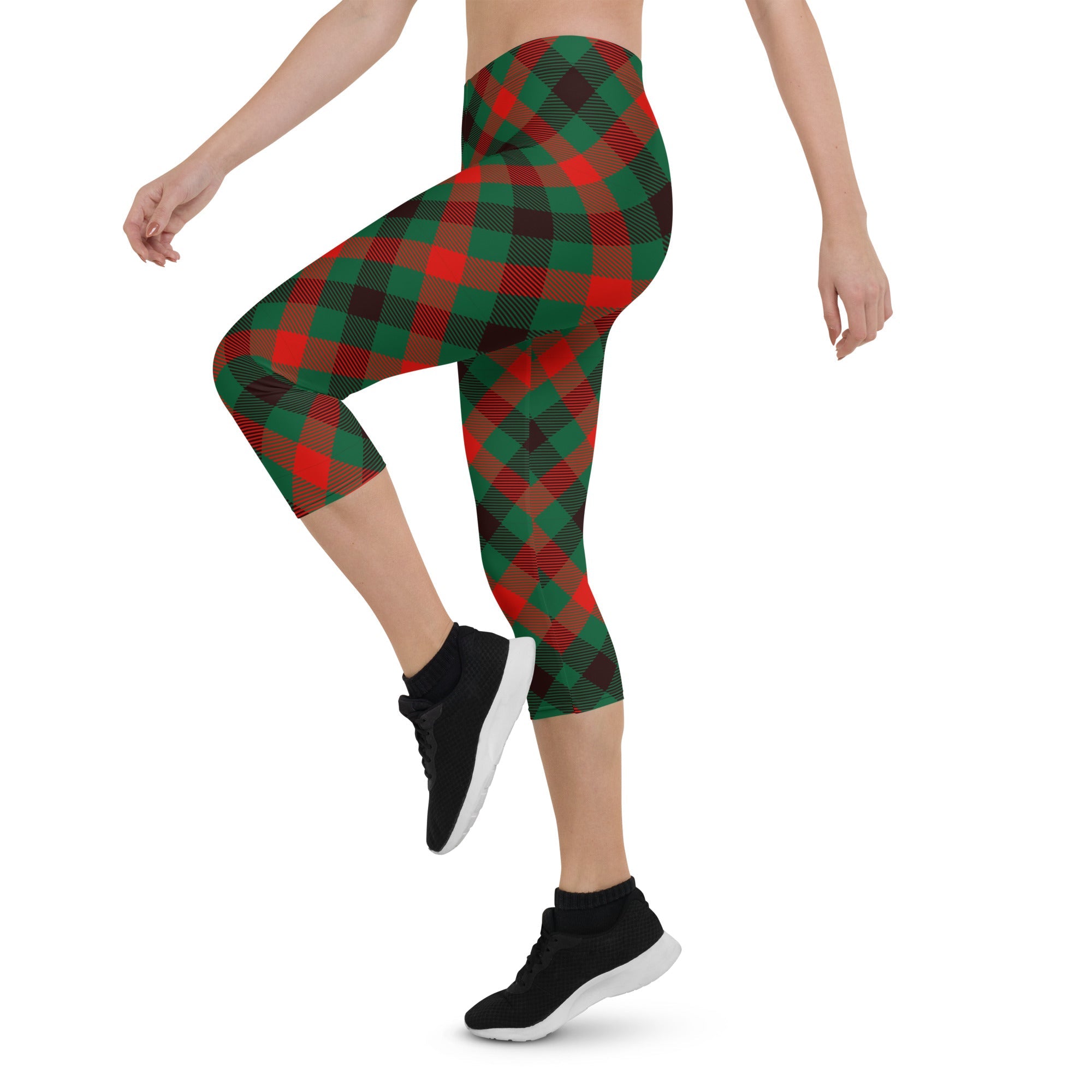 Christmas Plaid Capris