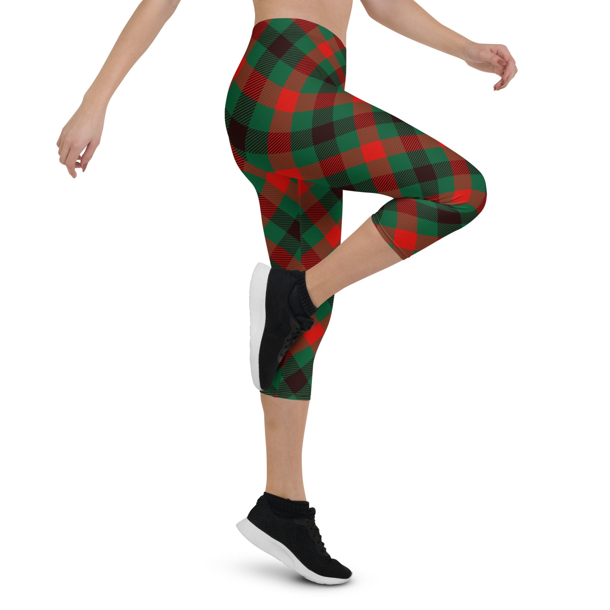 Christmas Plaid Capris