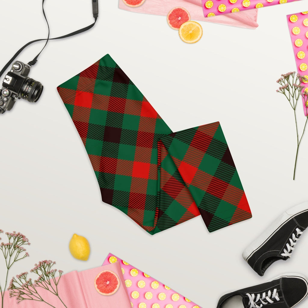 Christmas Plaid Capris