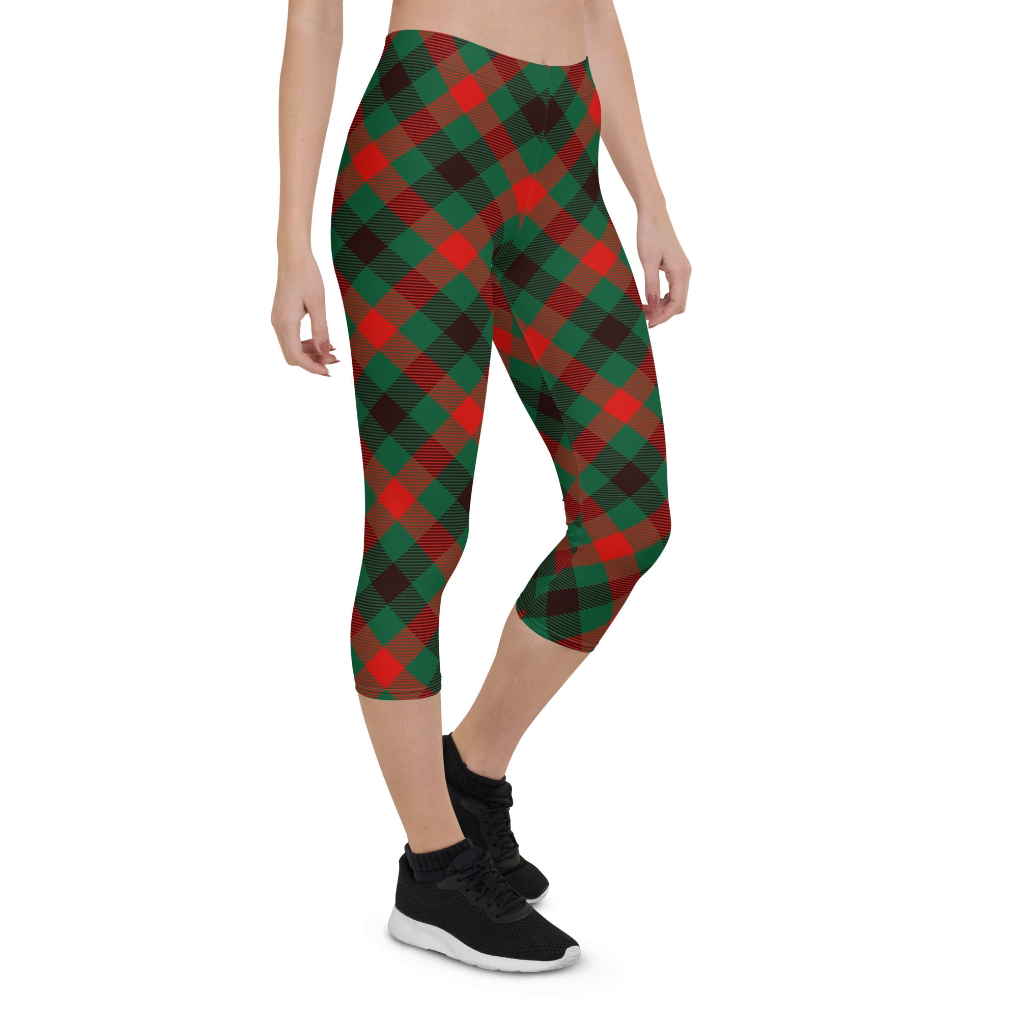 Christmas Plaid Capris