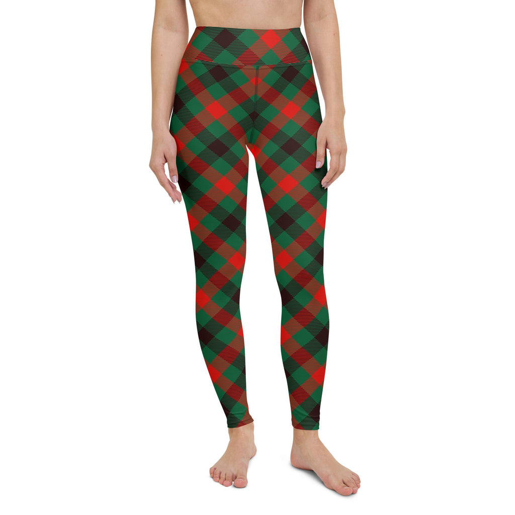 Christmas Plaid Yoga Leggings