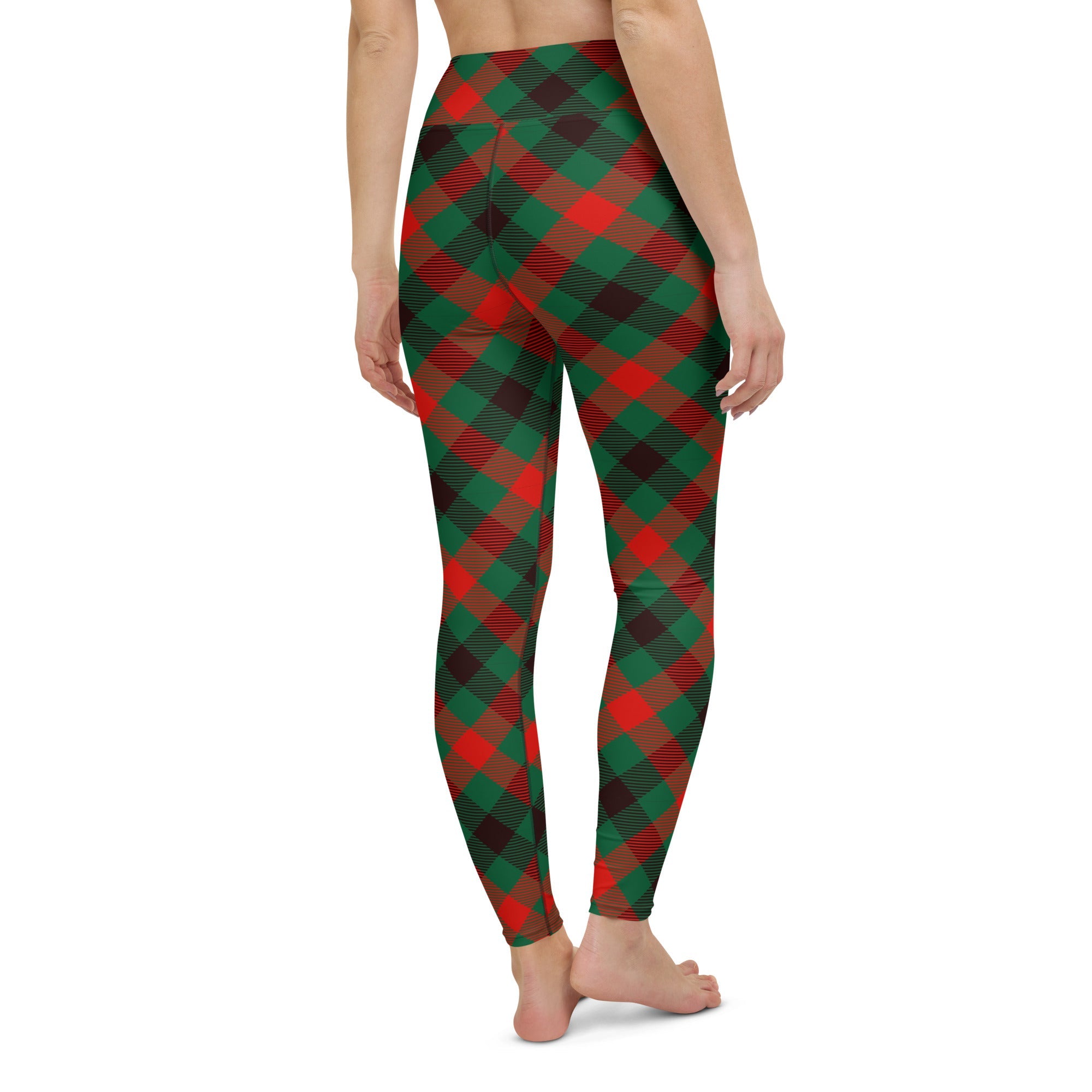 Christmas Plaid Yoga Leggings