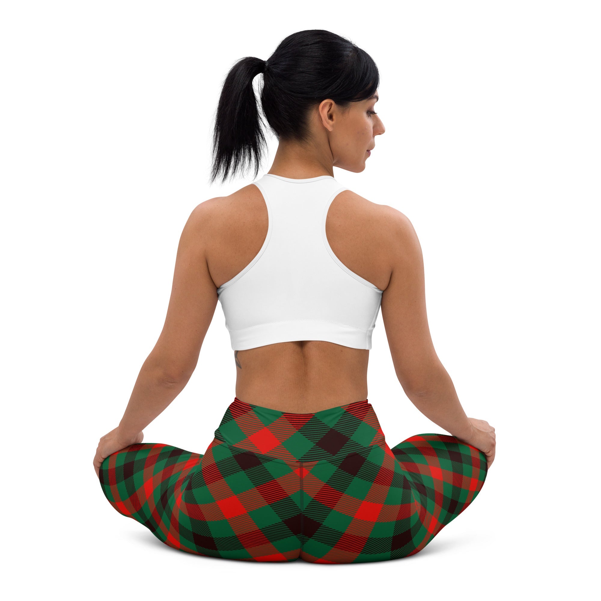 Christmas Plaid Yoga Leggings