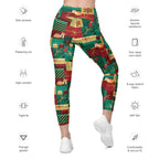 Christmas Presents Leggings With Pockets