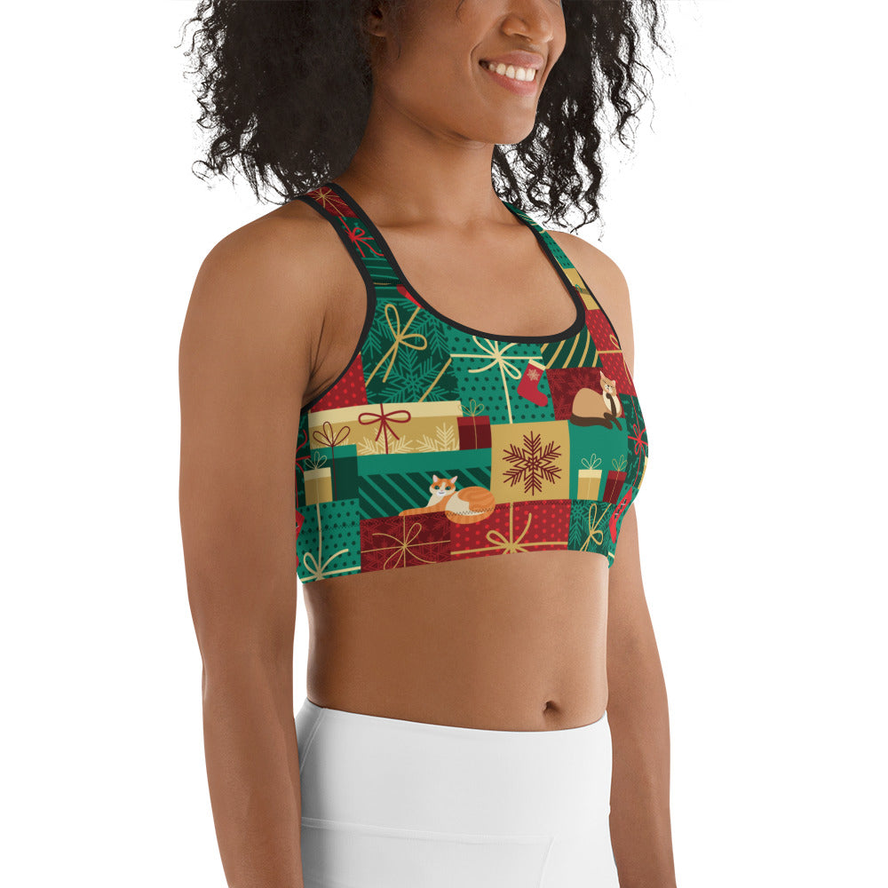 Christmas Presents Sports Bra