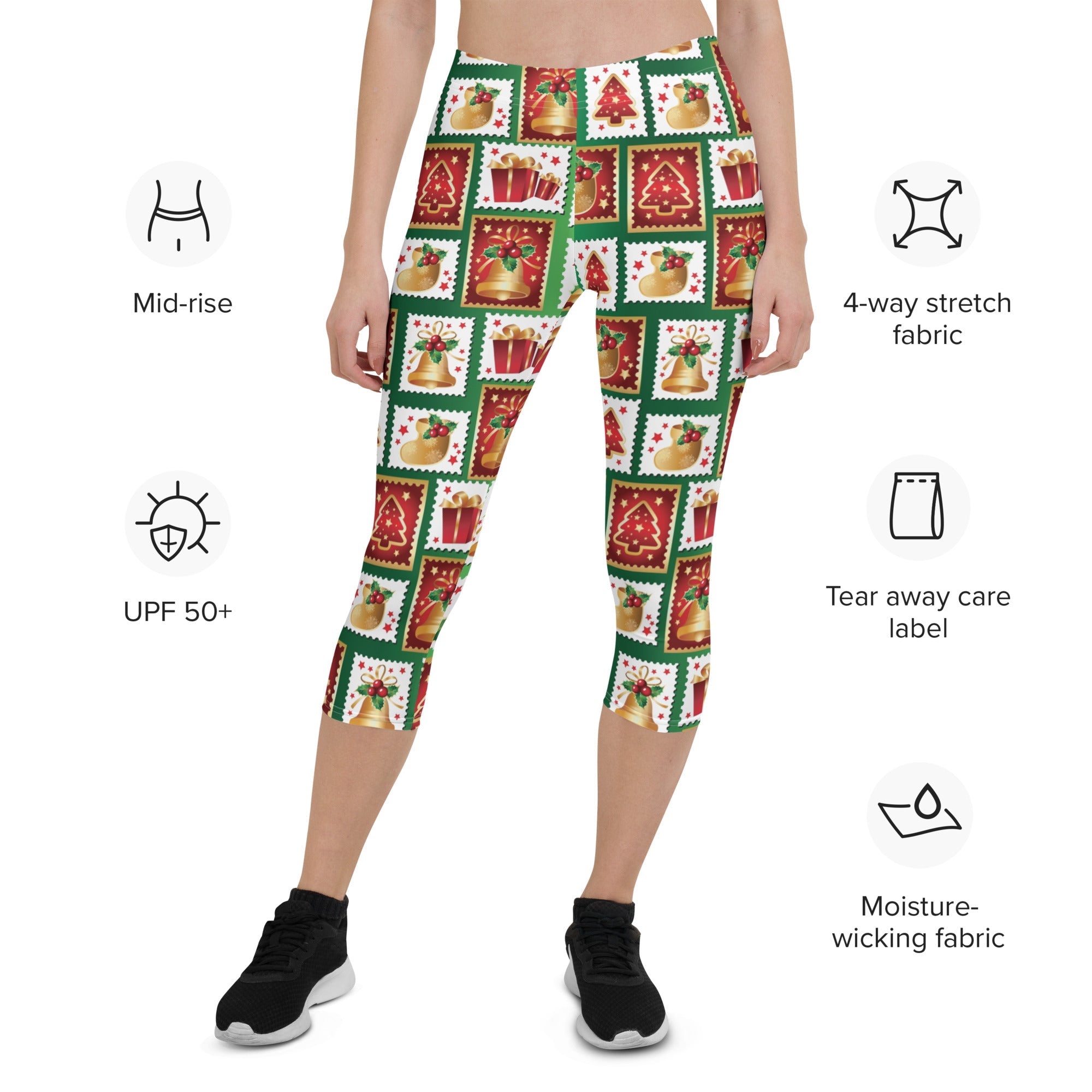 Christmas Stamps Capris