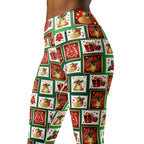 Christmas Stamps Yoga Leggings