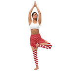 Christmas Suspenders Yoga Leggings
