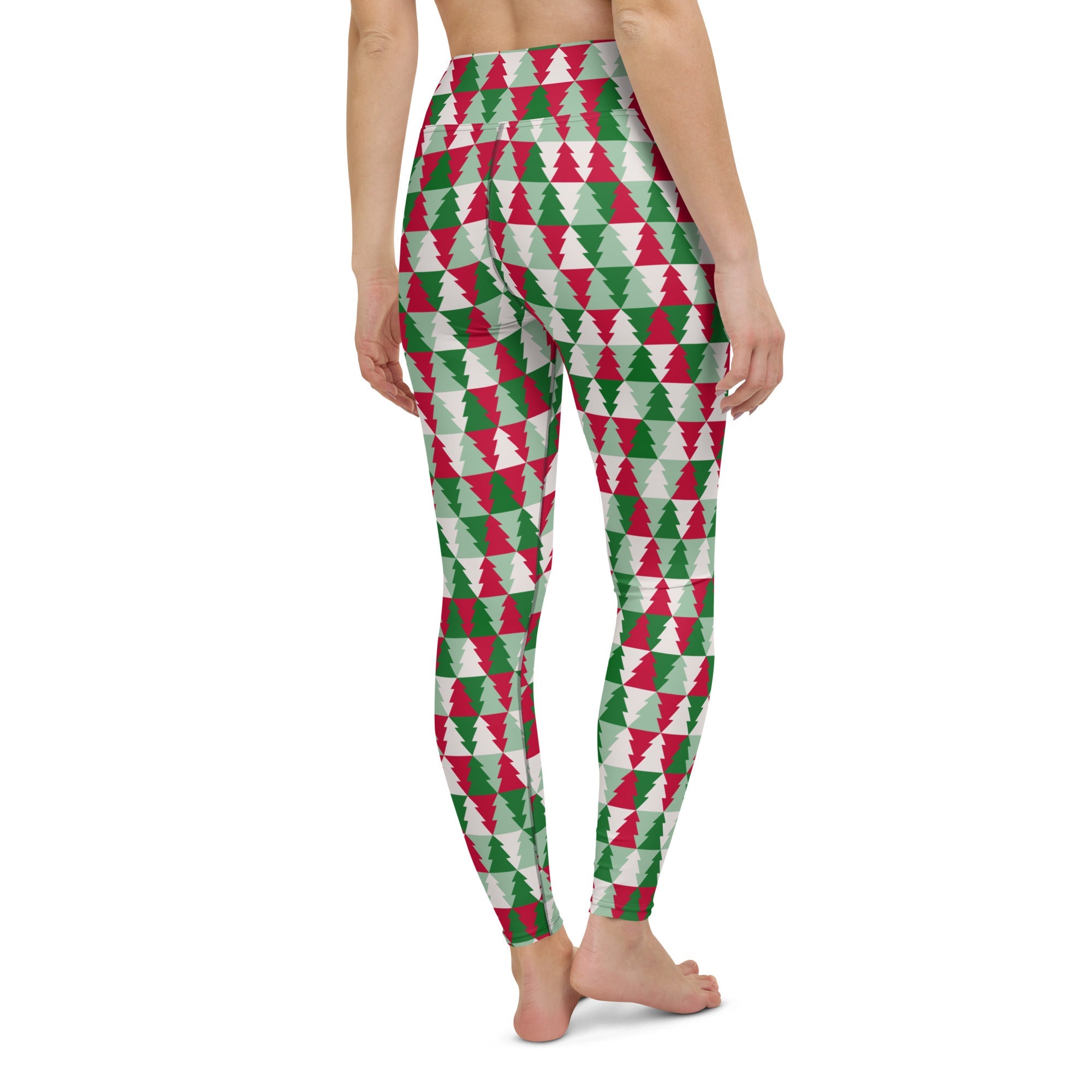 Christmas Tree Pattern Yoga Leggings