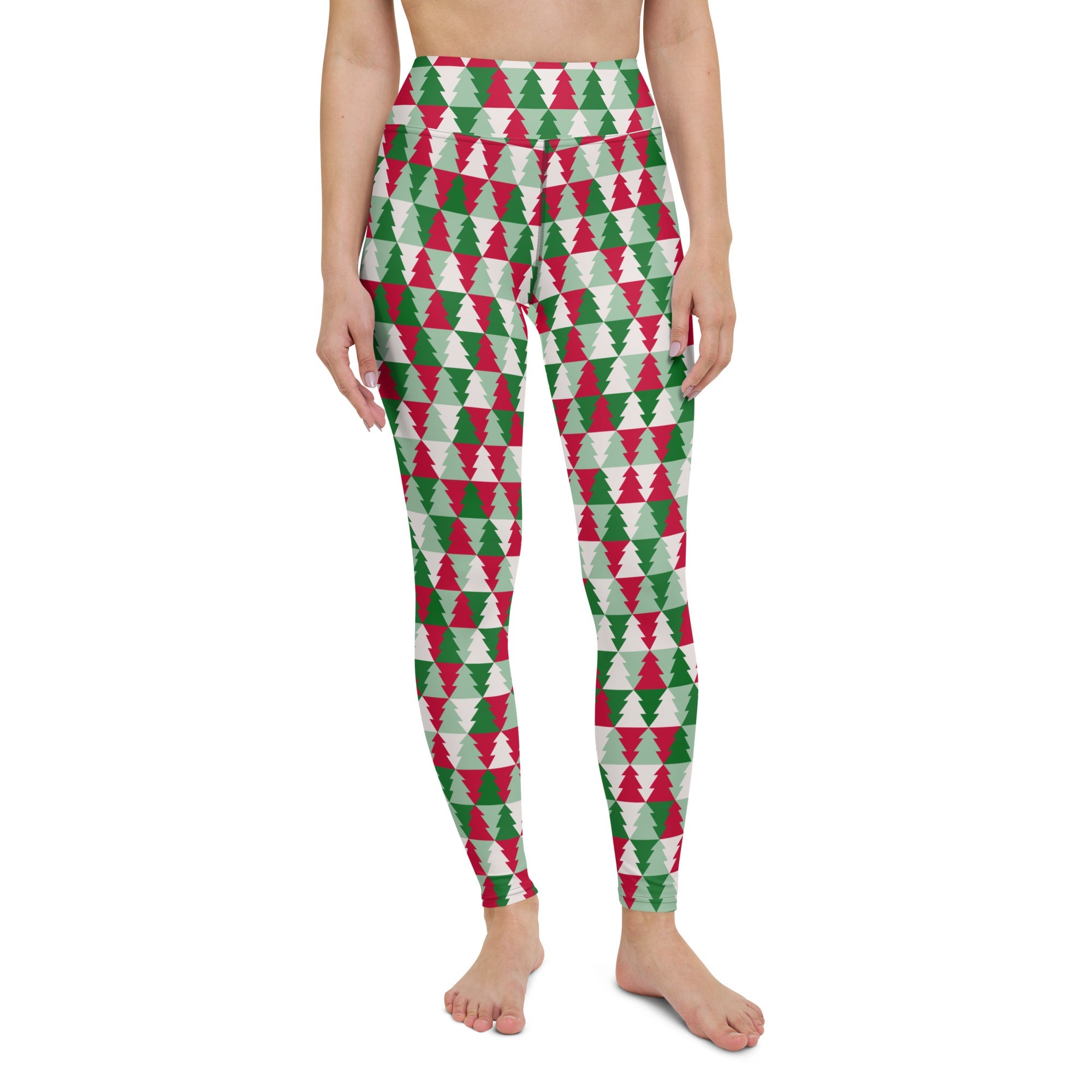 Christmas Tree Pattern Yoga Leggings