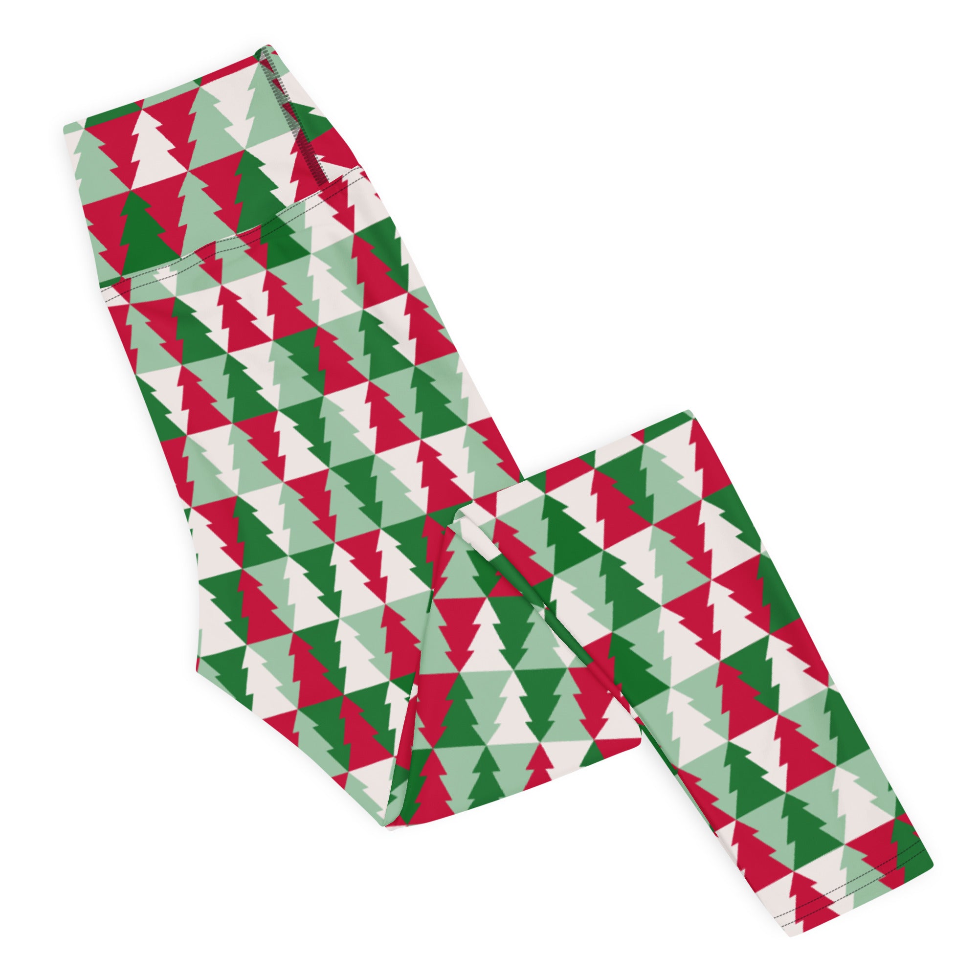 Christmas Tree Pattern Yoga Leggings