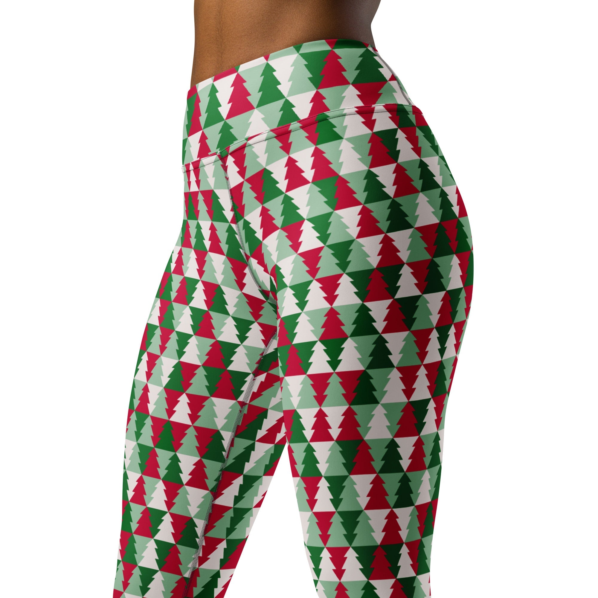 Christmas Tree Pattern Yoga Leggings