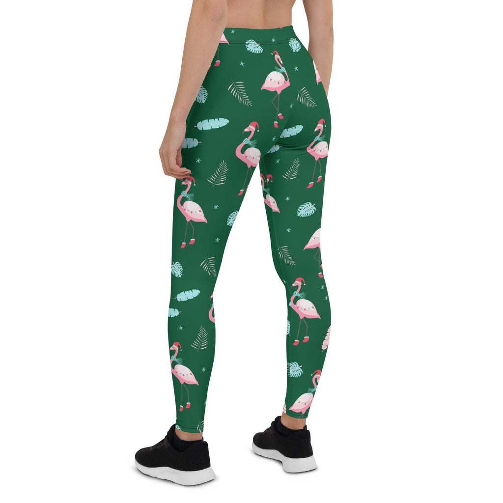 Christmassy Flamingos Leggings