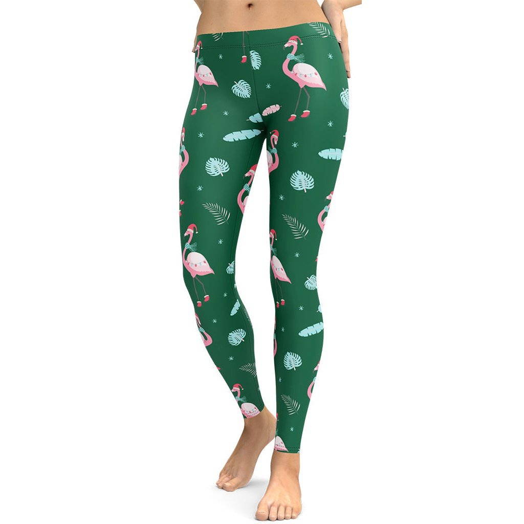 Plus Size Christmas Leggings, Holiday Womens Adult Yoga Pants