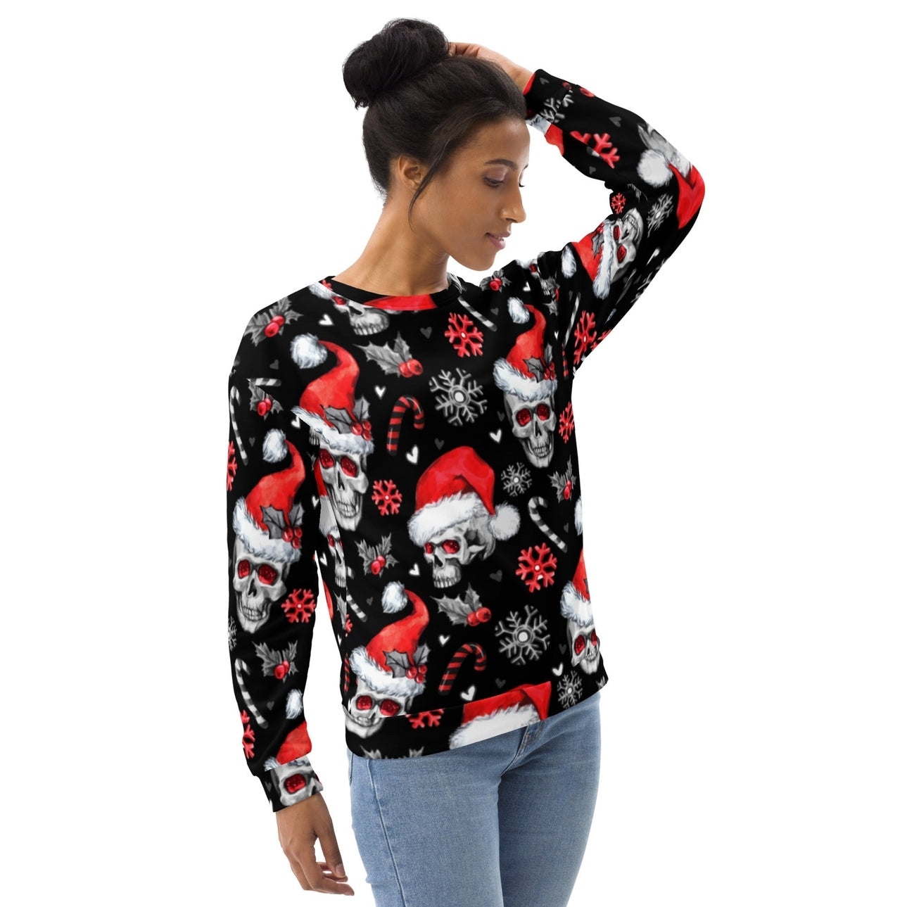 Christmassy Skulls Sweatshirt