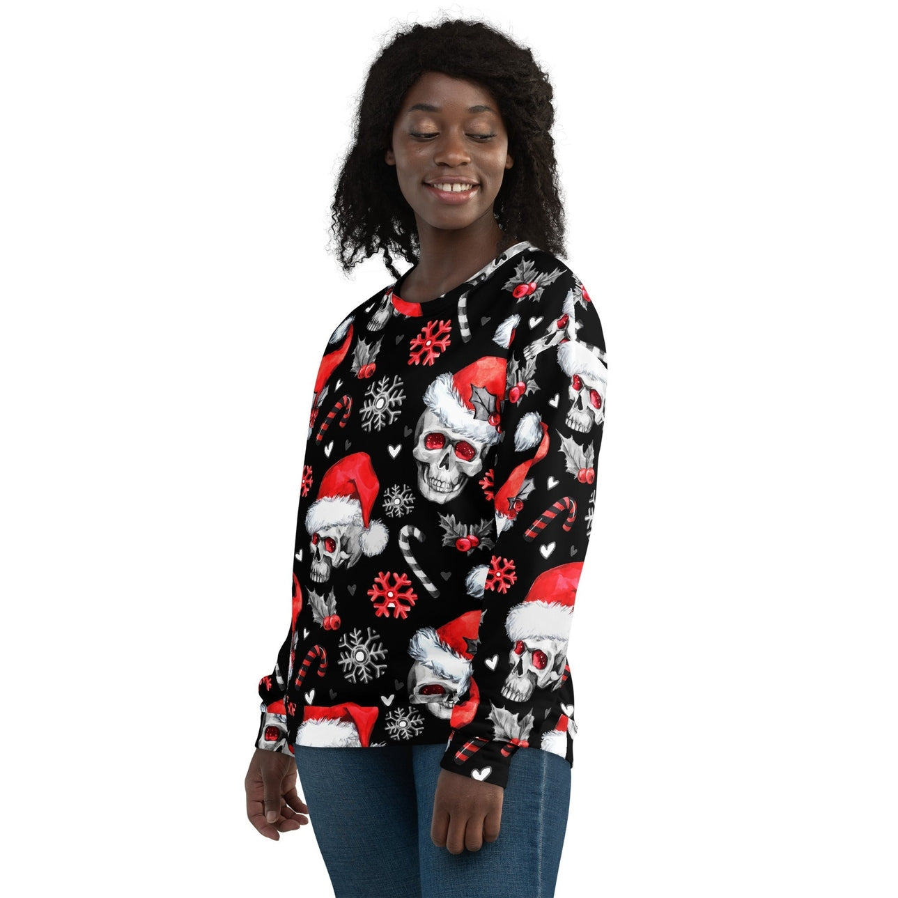 Christmassy Skulls Sweatshirt
