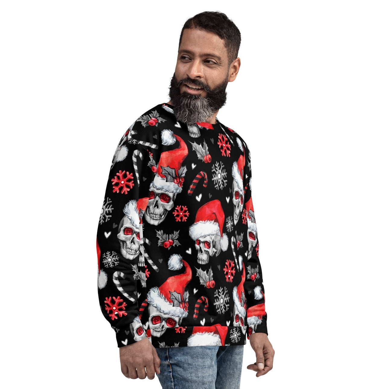 Christmassy Skulls Sweatshirt