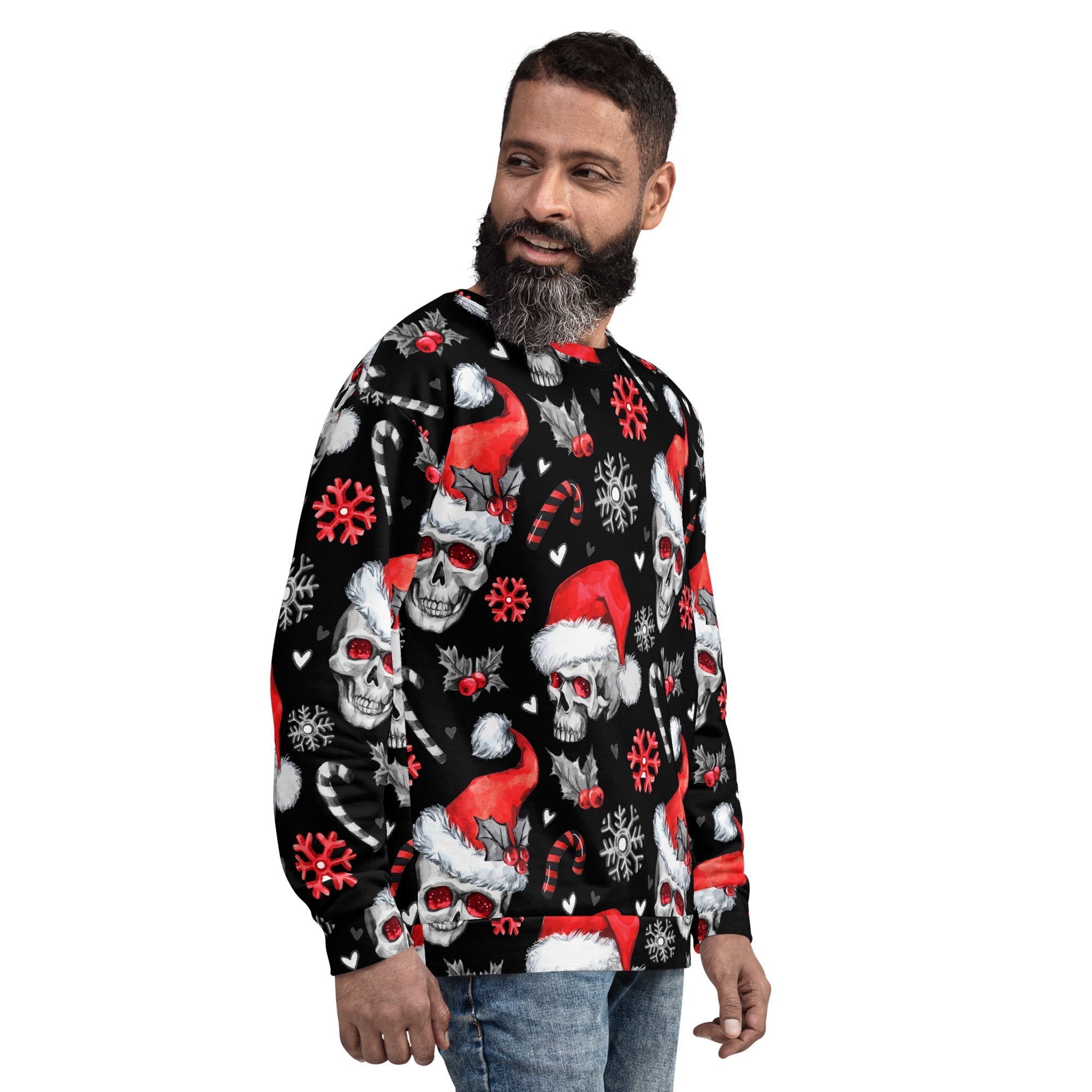 Christmassy Skulls Sweatshirt