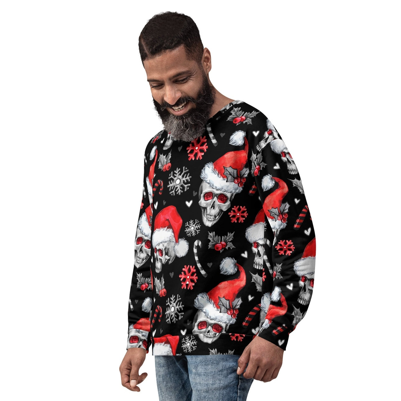Christmassy Skulls Sweatshirt