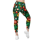 Cinco de Mayo Crossover Leggings With Pockets